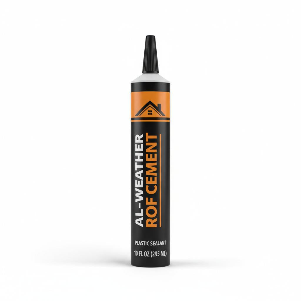 All-Weather Plastic Roof Cement Tube - 10 oz